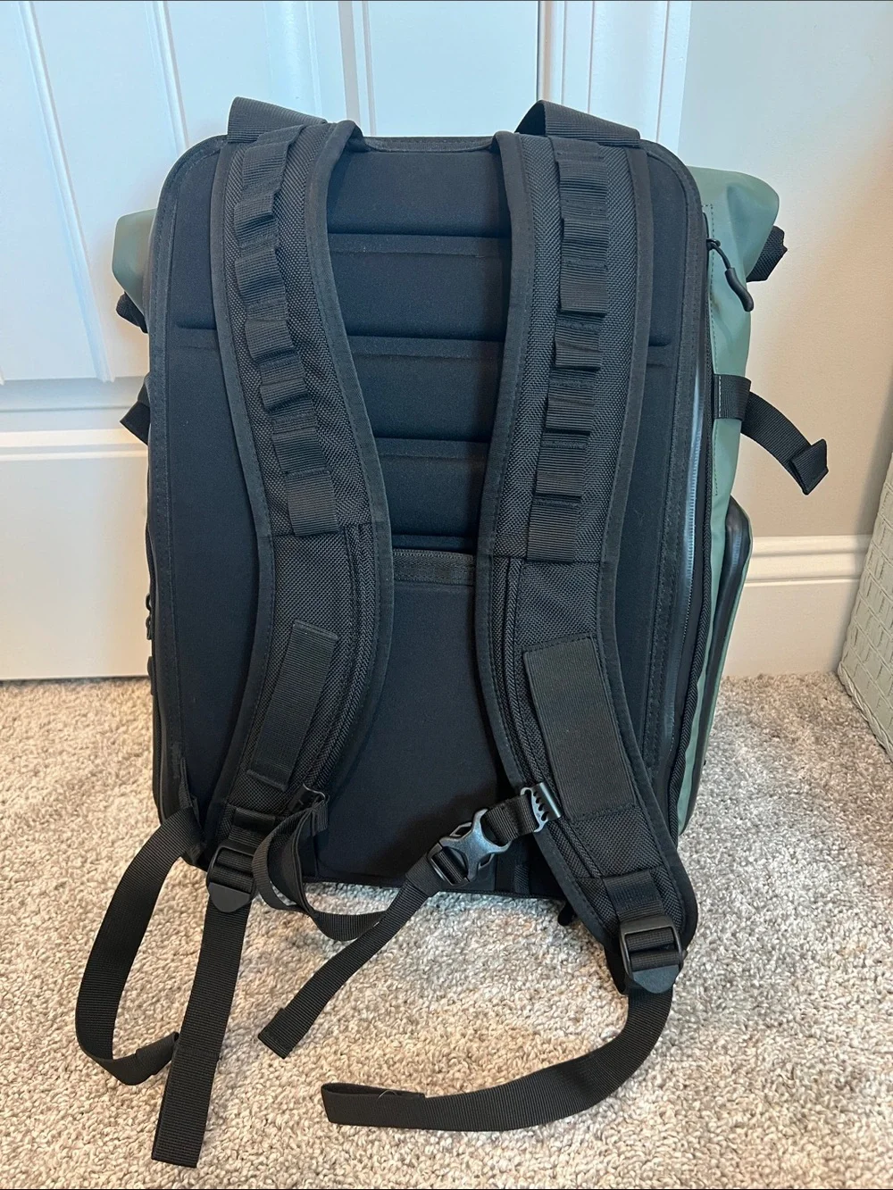 WANDRD PRVKE 21L Camera Backpack Green Roll Top w/ Camera Cube Laptop Travel Bag